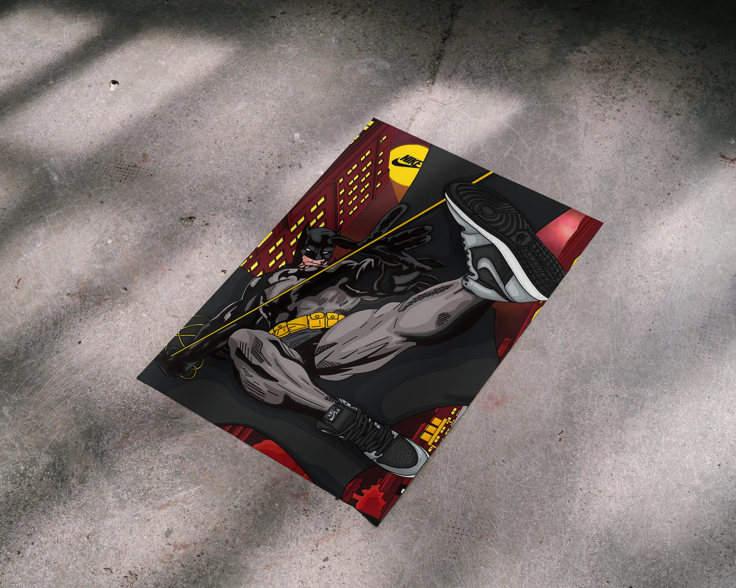 Batman Air Nike Poster