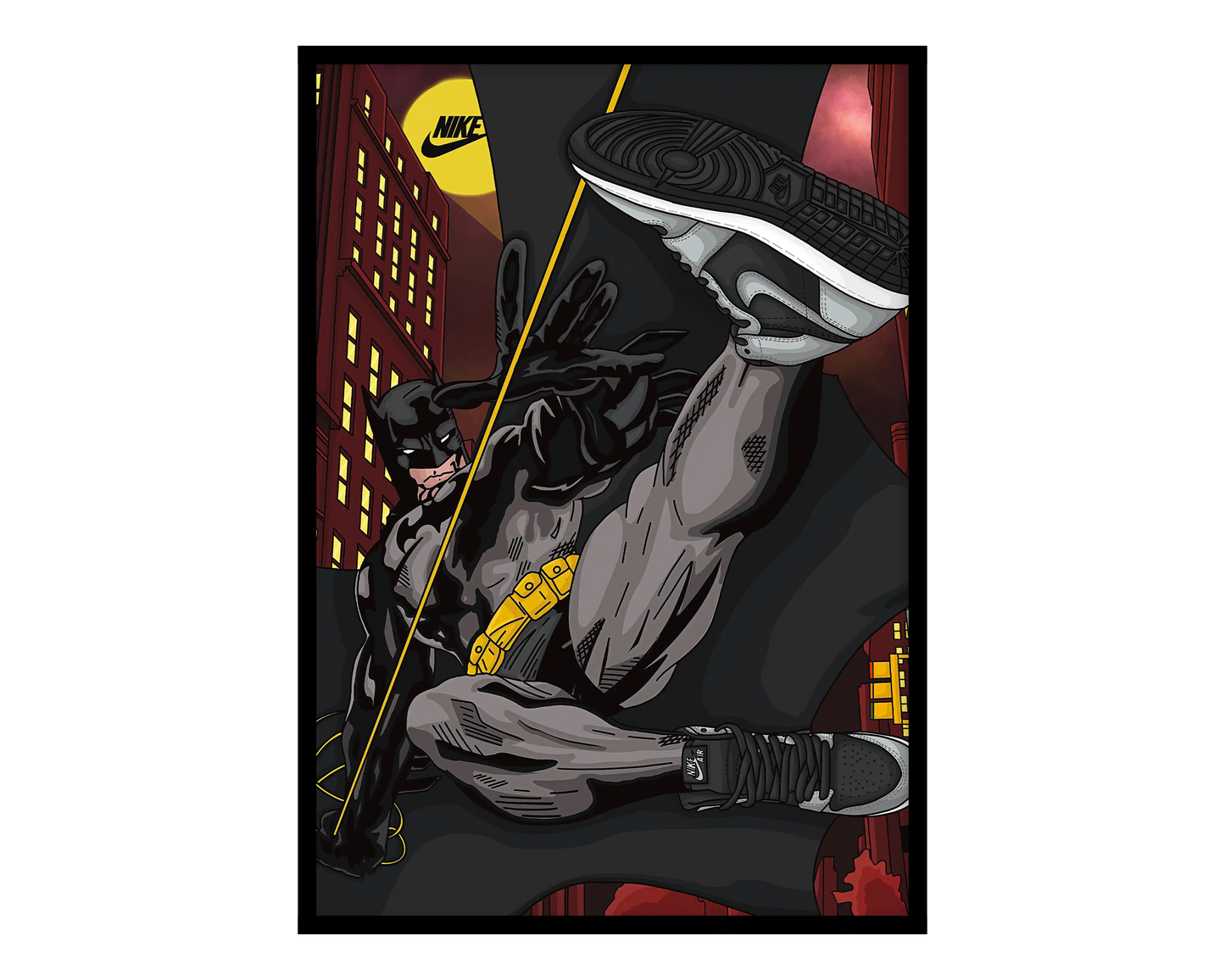 Batman Air Nike Poster