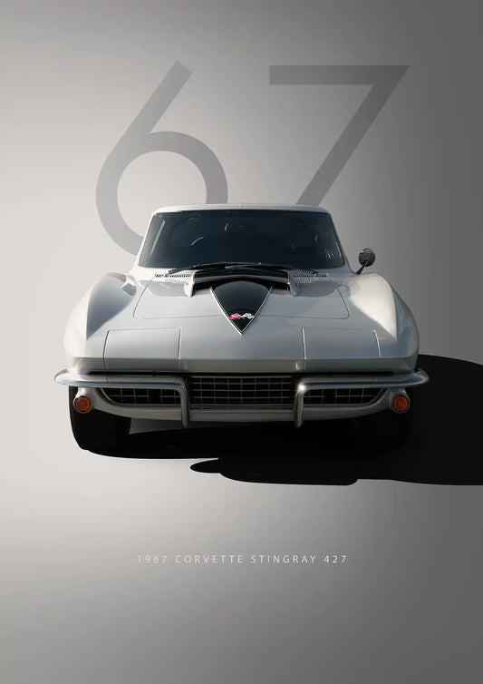 Corvette Stingray 67 Poster