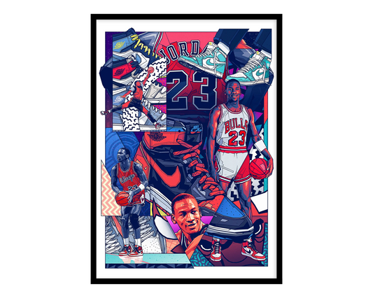 Michael Jordan Air Poster