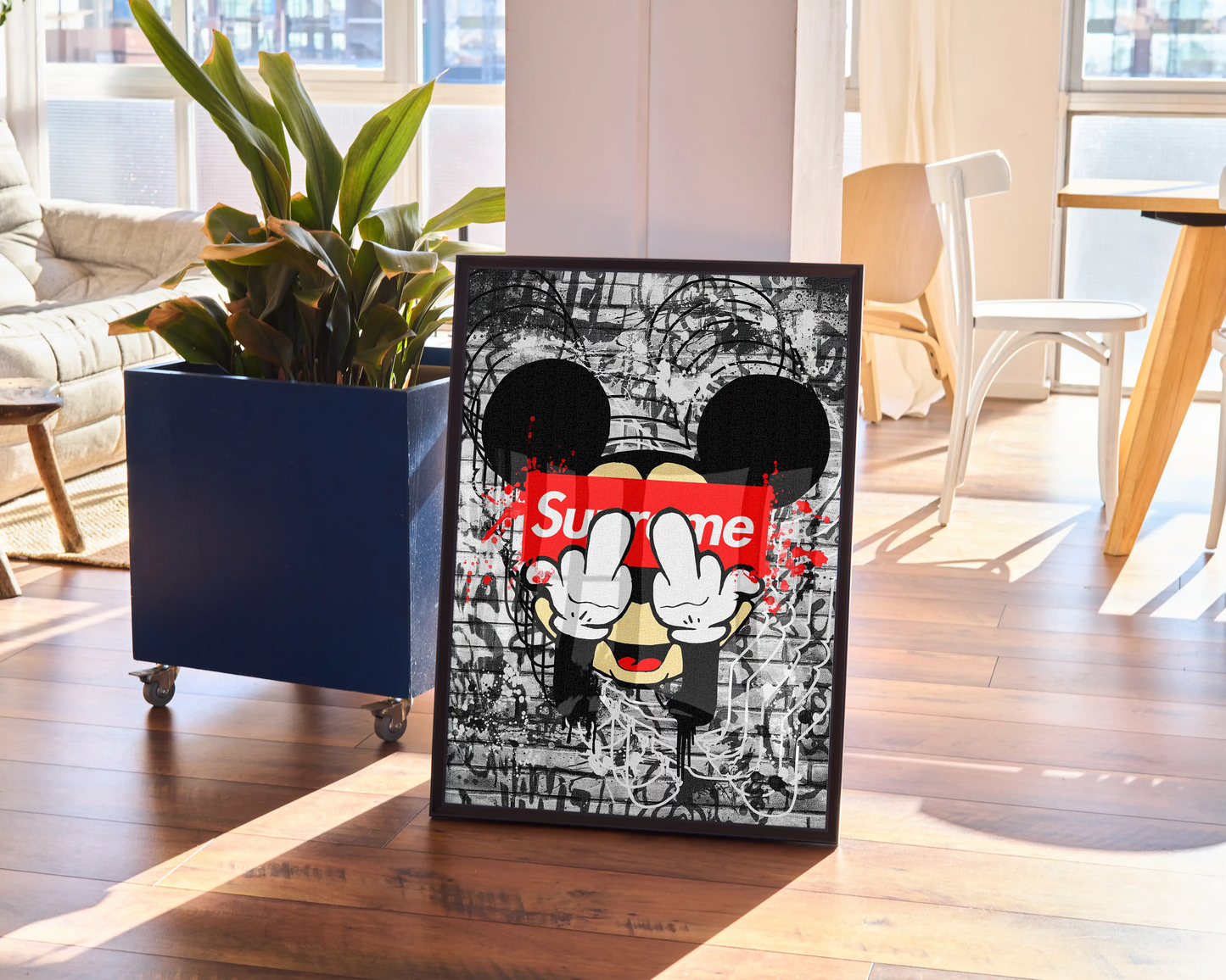 Mickey Supreme Rebel Poster