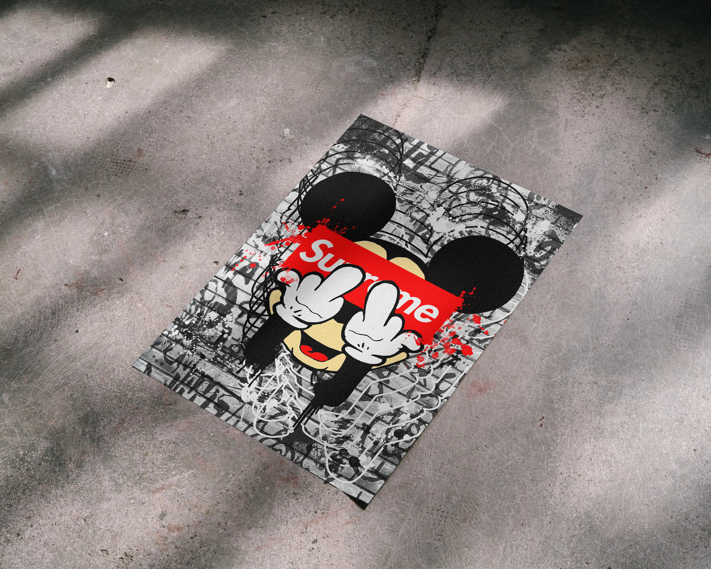 Mickey Supreme Rebel Poster