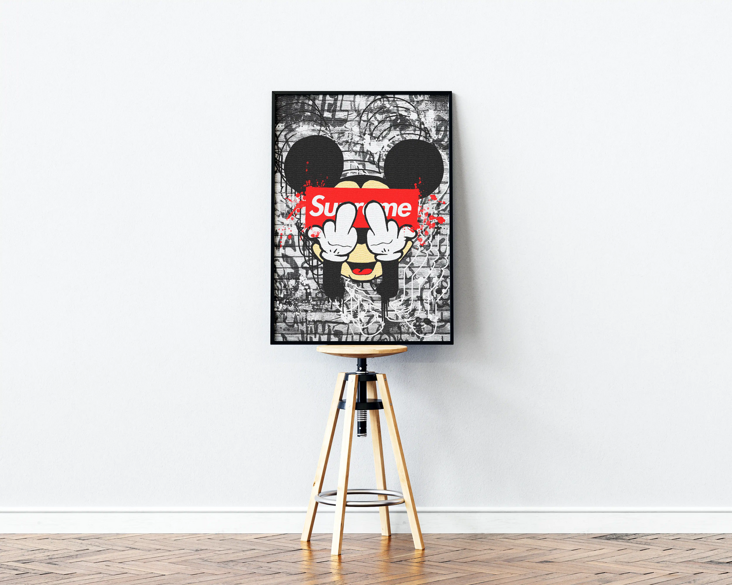 Mickey Supreme Rebel Poster