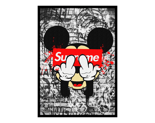 Mickey Supreme Rebel Poster