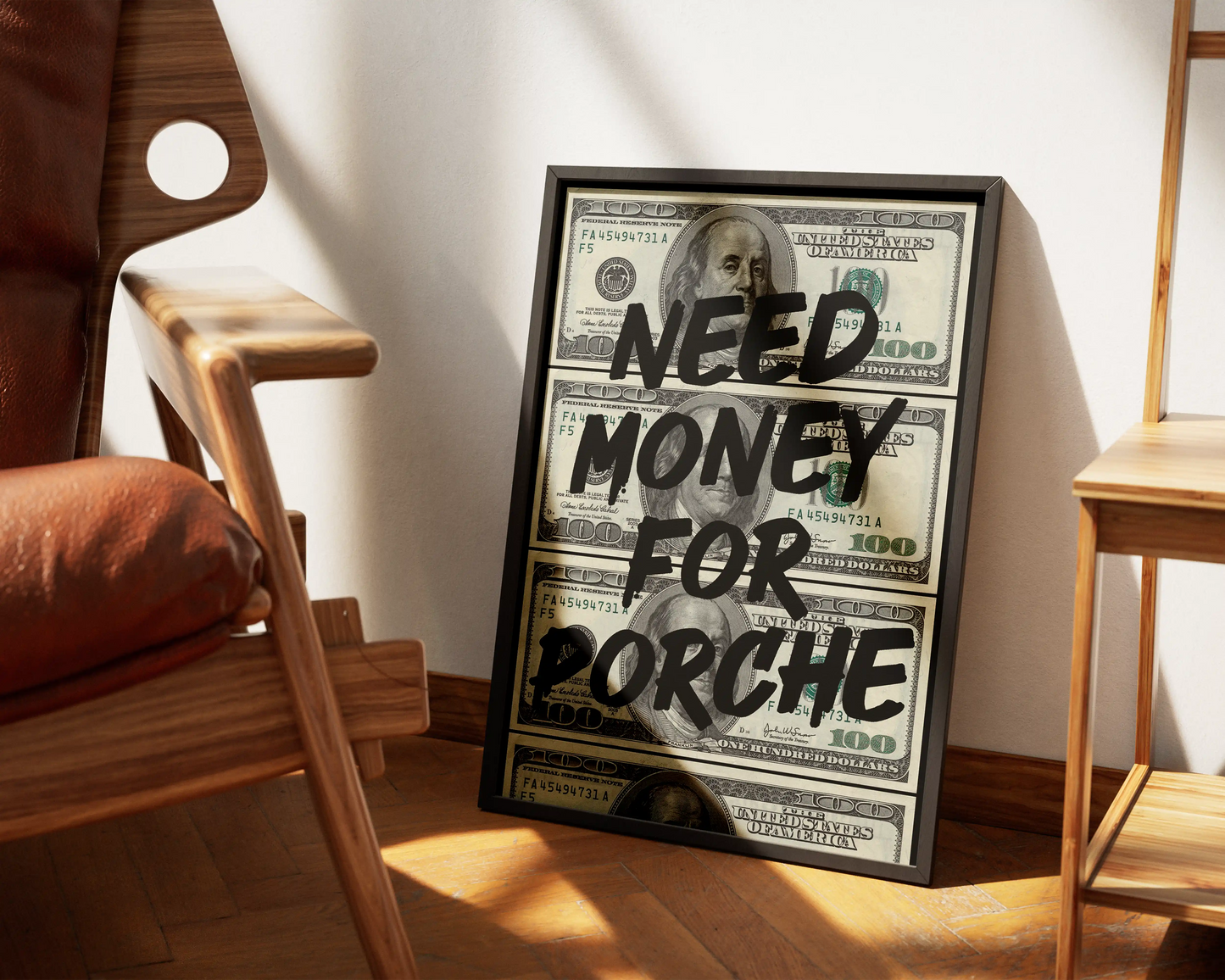 Need Money for Porsche Poster