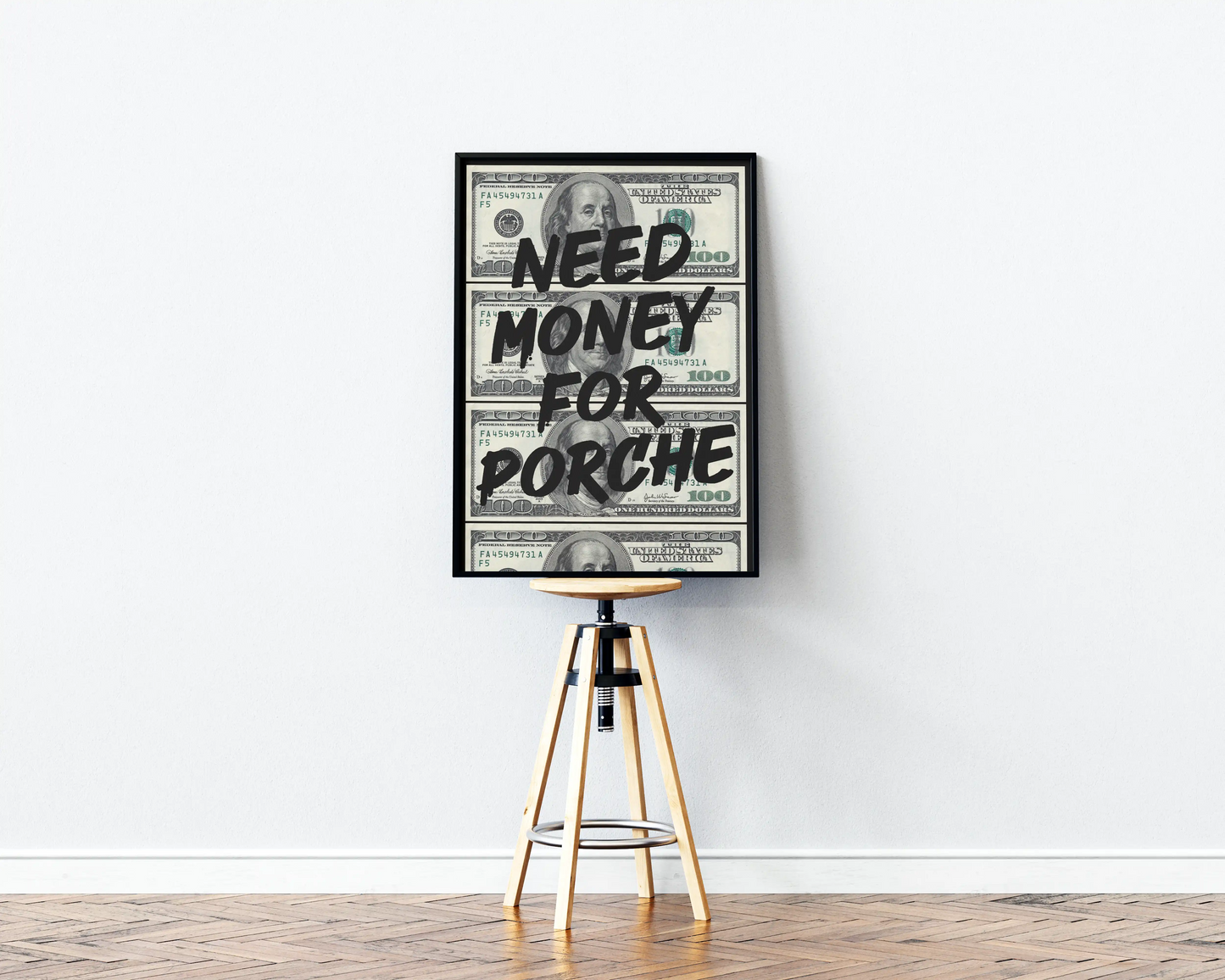 Need Money for Porsche Poster