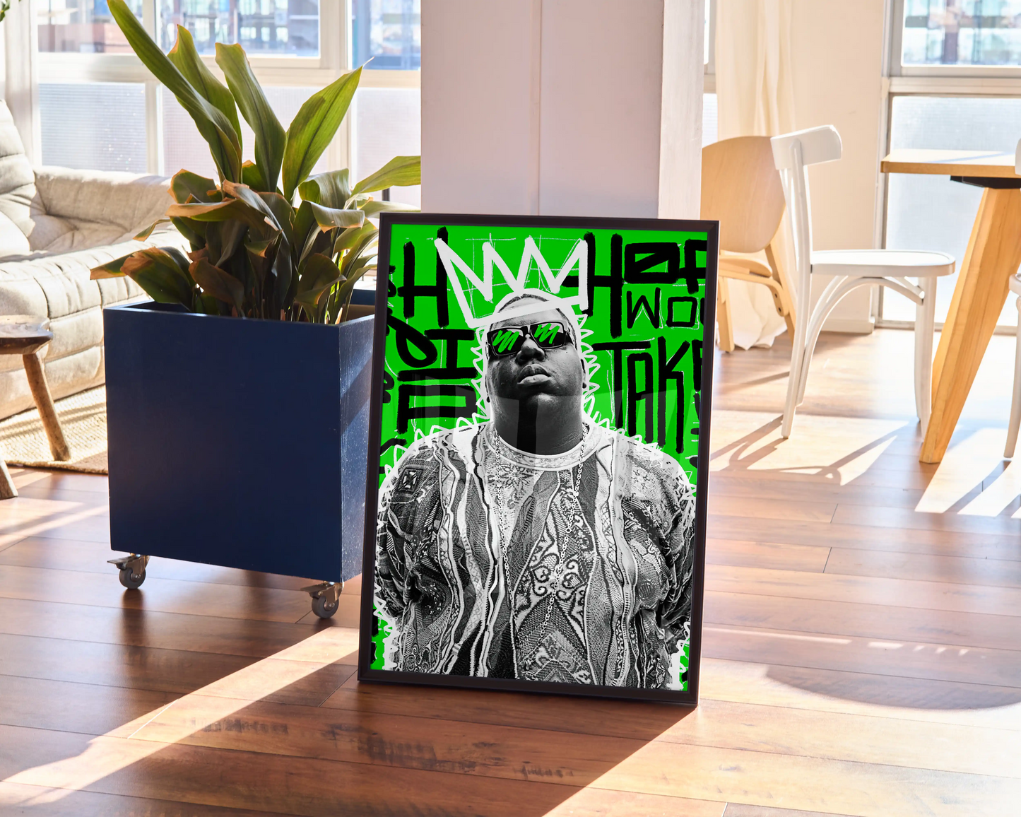 The Notorious B.I.G Neon Poster