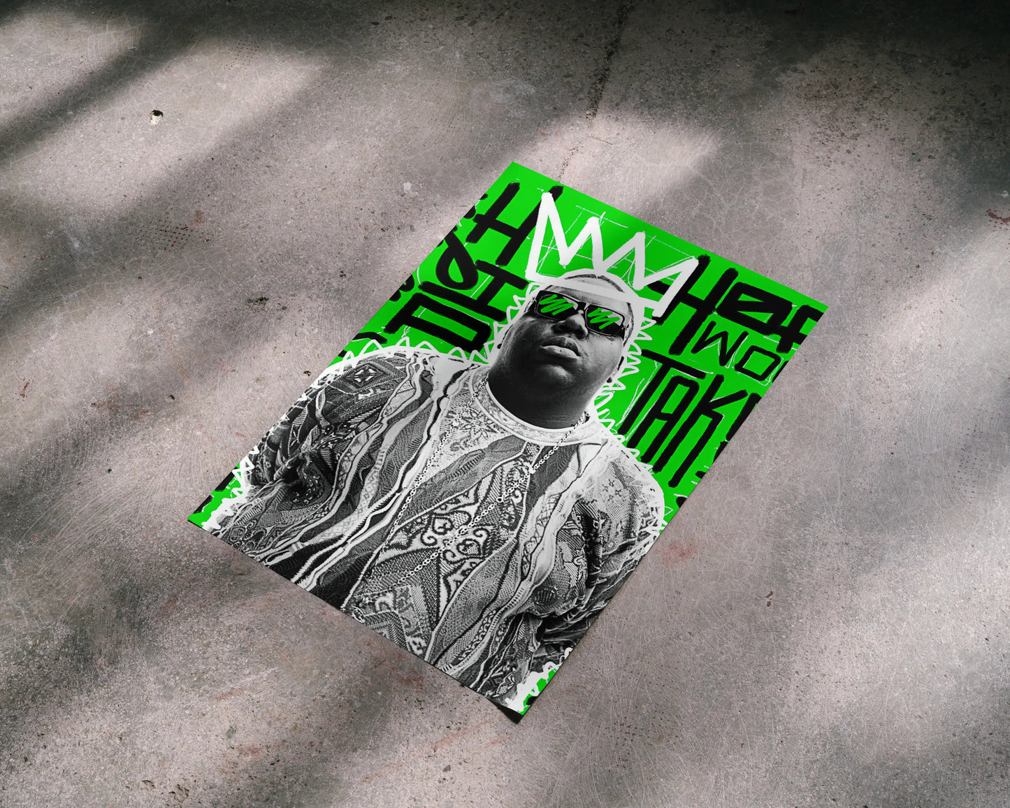 The Notorious B.I.G Neon Poster