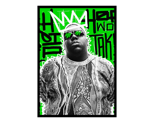 The Notorious B.I.G Neon Poster